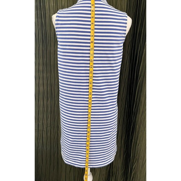 Kate Spade Broome‎ Street Tank Dress Womens X Small Blue White Stripe Boat Neck - Picture 4 of 6